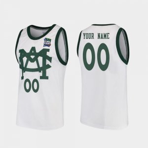 Youth Custom Michigan State Spartans #00 Nike NCAA 2019 Final-Four Vault MAC Replica White Authentic College Stitched Basketball Jersey CU50Y05TE